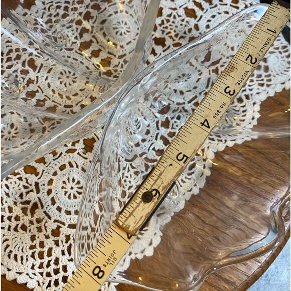 Clam shell buffet side dish 12.6oz Carlisle 33907 clear SAN plastic Commercial 2 - Picture 10 of 14